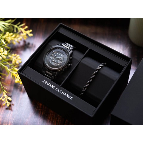 Чоловічий годинник ARMANI EXCHANGE AX7163SET Banks Chronograph Set