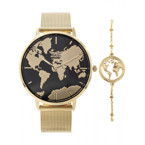 Жіночий годинник AVIATOR AVAW9690SET F-Series + Bransoletka