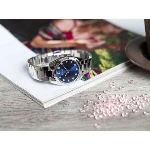 Жіночий годинник BULOVA 96P229 Surveyor Diamonds