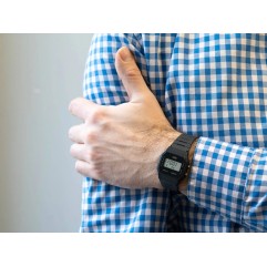 Чоловічий годинник CASIO F-91WB-8AEF