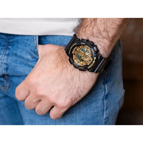 Чоловічий годинник CASIO G-SHOCK GA-100GGB-1A9ER