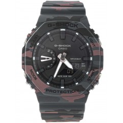 Чоловічий годинник CASIO G-SHOCK GA-2100CM-8AER Camouflage CasiOak