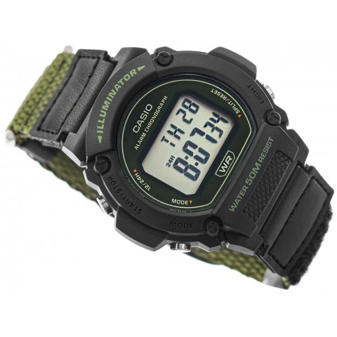 Чоловічий годинник CASIO W-219HB-3AVEF