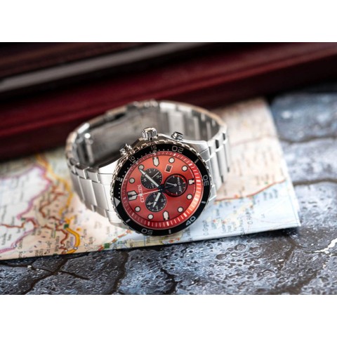 Чоловічий годинник Citizen AT2560-84X Eco-Drive Aqua Sporty Chronograph