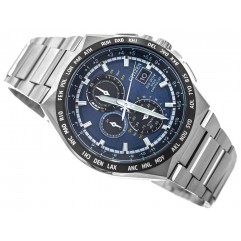 Чоловічий годинник Citizen AT8238-84L Radio Controlled Super Titanium Chronograph