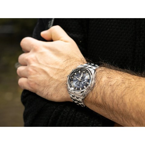 Чоловічий годинник Citizen AT9030-55L Radio Controlled Dual Time