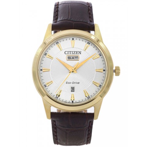 Чоловічий годинник Citizen AW0102-13A Eco-Drive Leather