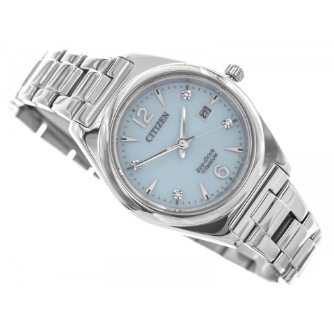Жіночий годинник Citizen EW2601-81M ECO-DRIVE SUPER TITANIUM