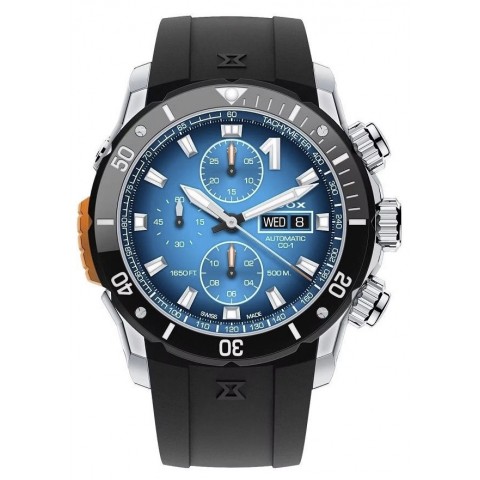 Чоловічий годинник EDOX 01128 3NOCA BUIDN CO-1 Chronograph Automatic