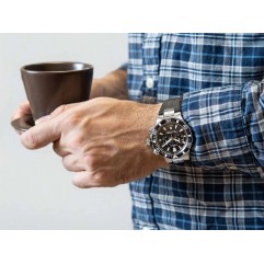 Чоловічий годинник EDOX 10112 3NCA NIN Delfin The Original Chronograph