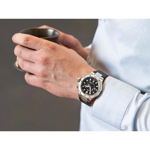 Чоловічий годинник EDOX 10113 3CA NIN Delfin The Original Chronograph