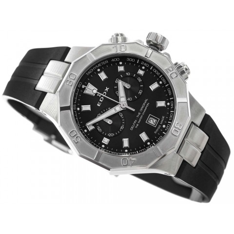 Чоловічий годинник EDOX 10113 3CA NIN Delfin The Original Chronograph