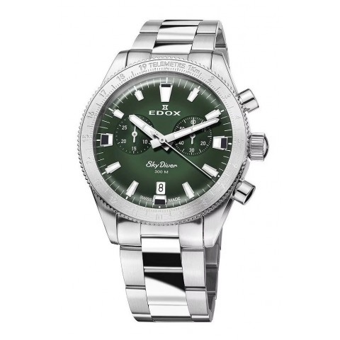 Чоловічий годинник EDOX 10116 3 VIDN Skydiver Chrono Set Limited Edition
