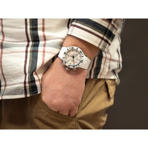 Чоловічий годинник EDOX 10242 TINB BBUINR CO-1 Chronograph
