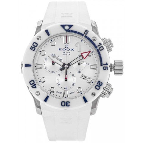 Чоловічий годинник EDOX 10242 TINB BBUINR CO-1 Chronograph