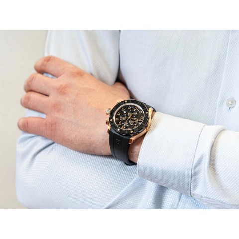 Чоловічий годинник EDOX 10242 TINR NIR CO-1 Chronograph