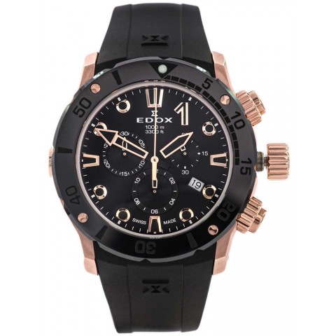 Чоловічий годинник EDOX 10242 TINR NIR CO-1 Chronograph