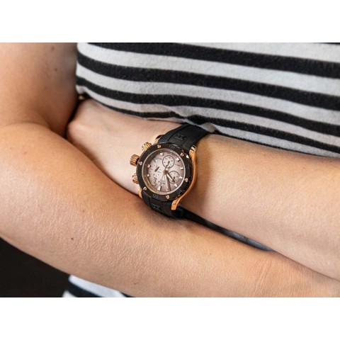 Жіночий годинник EDOX 10255 37RCA BRDR Chronolady