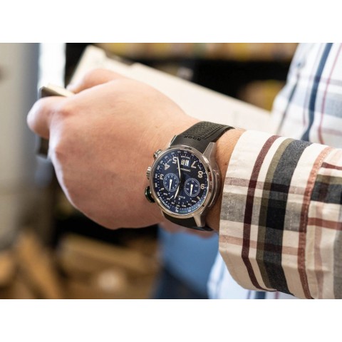 Чоловічий годинник EDOX 38001‑TINV‑BUV3 Chronorally