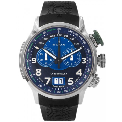 Чоловічий годинник EDOX 38001‑TINV‑BUV3 Chronorally