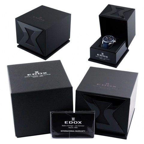Чоловічий годинник EDOX 38001‑TINV‑BUV3 Chronorally