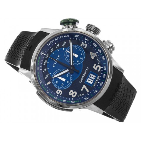 Чоловічий годинник EDOX 38001‑TINV‑BUV3 Chronorally