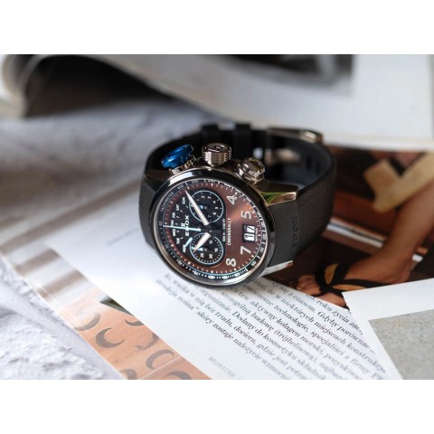 Чоловічий годинник EDOX 38003 TINBU BRNBU Chronorally