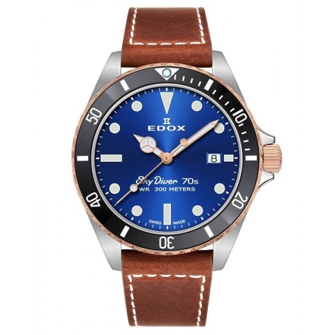 Чоловічий годинник EDOX 53017-357RNC-BUI 53017-357RNC-BUI