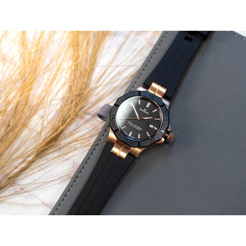 Чоловічий годинник EDOX 53021 37RNCA NIR  Delfin The Original Date