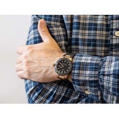 Чоловічий годинник EDOX 53021 37RNCA NIR  Delfin The Original Date