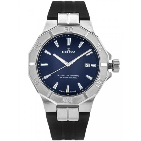 Чоловічий годинник EDOX 53021 3CA BUIN  Delfin The Original Date