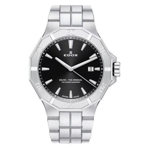 Чоловічий годинник EDOX 53021 3M NIN  Delfin The Original Date