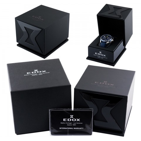 Чоловічий годинник EDOX Les Bemonts 64012 37R ROIR