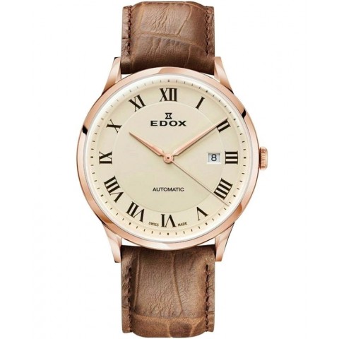 Чоловічий годинник EDOX 80106-37RC-BER Les Vauberts