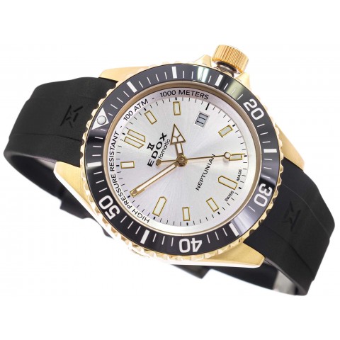 Чоловічий годинник EDOX 80120 37JCA AID Neptunian Automatic