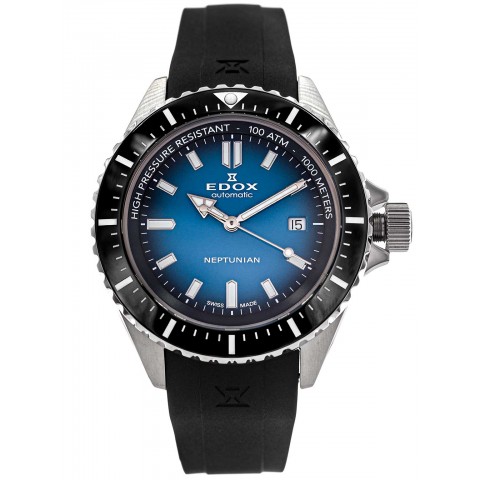 Чоловічий годинник EDOX 80120 3NCA BUIDN Sky Diver Neptunian