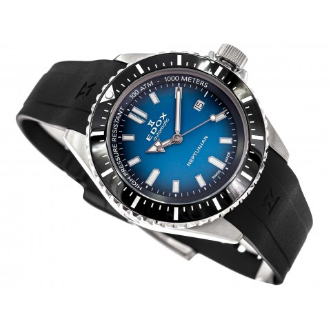 Чоловічий годинник EDOX 80120 3NCA BUIDN Sky Diver Neptunian