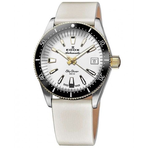 Жіночий годинник EDOX 80131 357JNC BI Skydiver Ladies SET