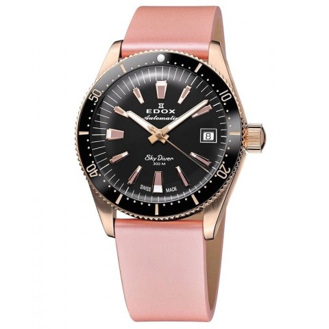 Жіночий годинник EDOX 80131-37RNC-NI Skydiver Automatic Lady SET