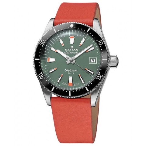 Жіночий годинник EDOX 80131-3NC-VI Skydiver Automatic Lady SET