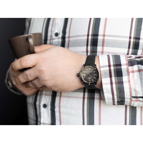 Чоловічий годинник EDOX 80137 37GNR CANR CO-1 Date Automatic