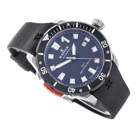 Чоловічий годинник EDOX 80137 3NO CABUN CO-1 Date Automatic