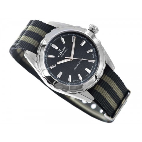 Чоловічий годинник EDOX 80140 3NAGN NIN Grand Ocean Automatic