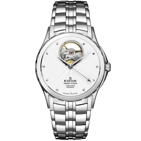 Жіночий годинник EDOX 85013-3-AIN Grand Ocean Open Heart