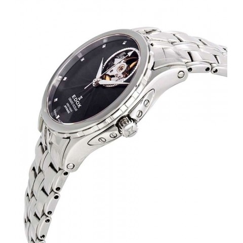 Жіночий годинник EDOX 85013 3 NIN Grand Ocean Open Heart