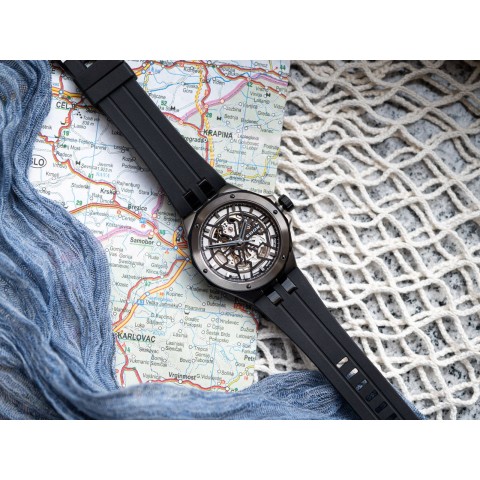 Чоловічий годинник EDOX 85303 357GN NGN Delfin Mecano