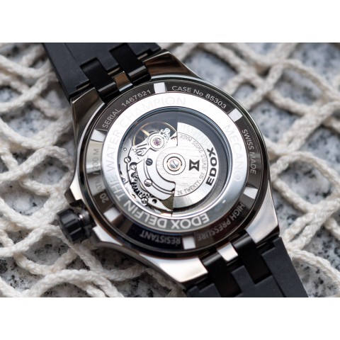Чоловічий годинник EDOX 85303 357GN NGN Delfin Mecano