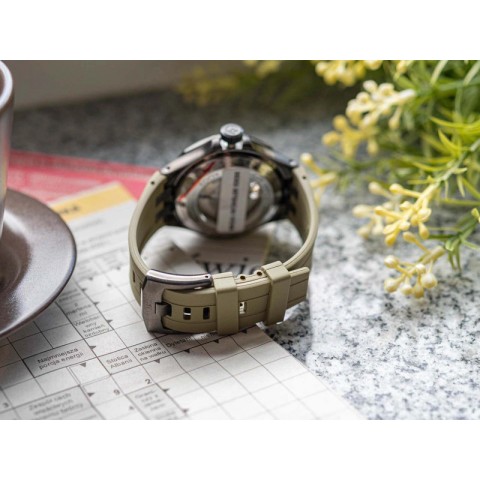 Чоловічий годинник EDOX 85303 357GNCAV VONB Delfin Mecano Skeleton