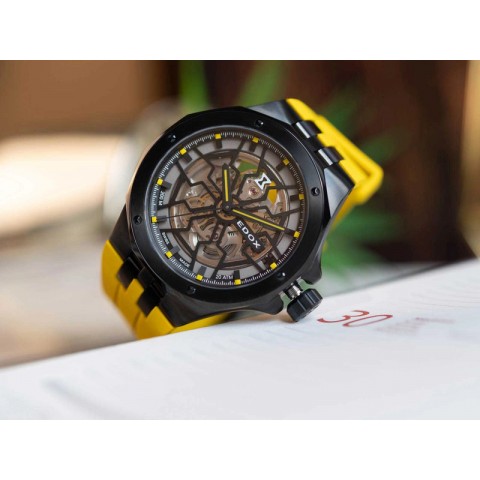 Чоловічий годинник EDOX 85303 37NCAJ NJ Delfin Mecano Automatic