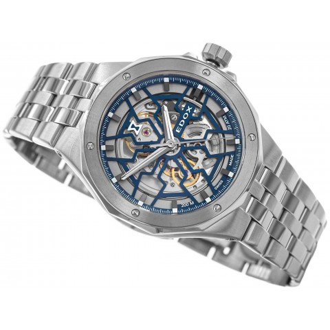 Чоловічий годинник EDOX 85303 3M BUIGB Delfin the Original Mecano